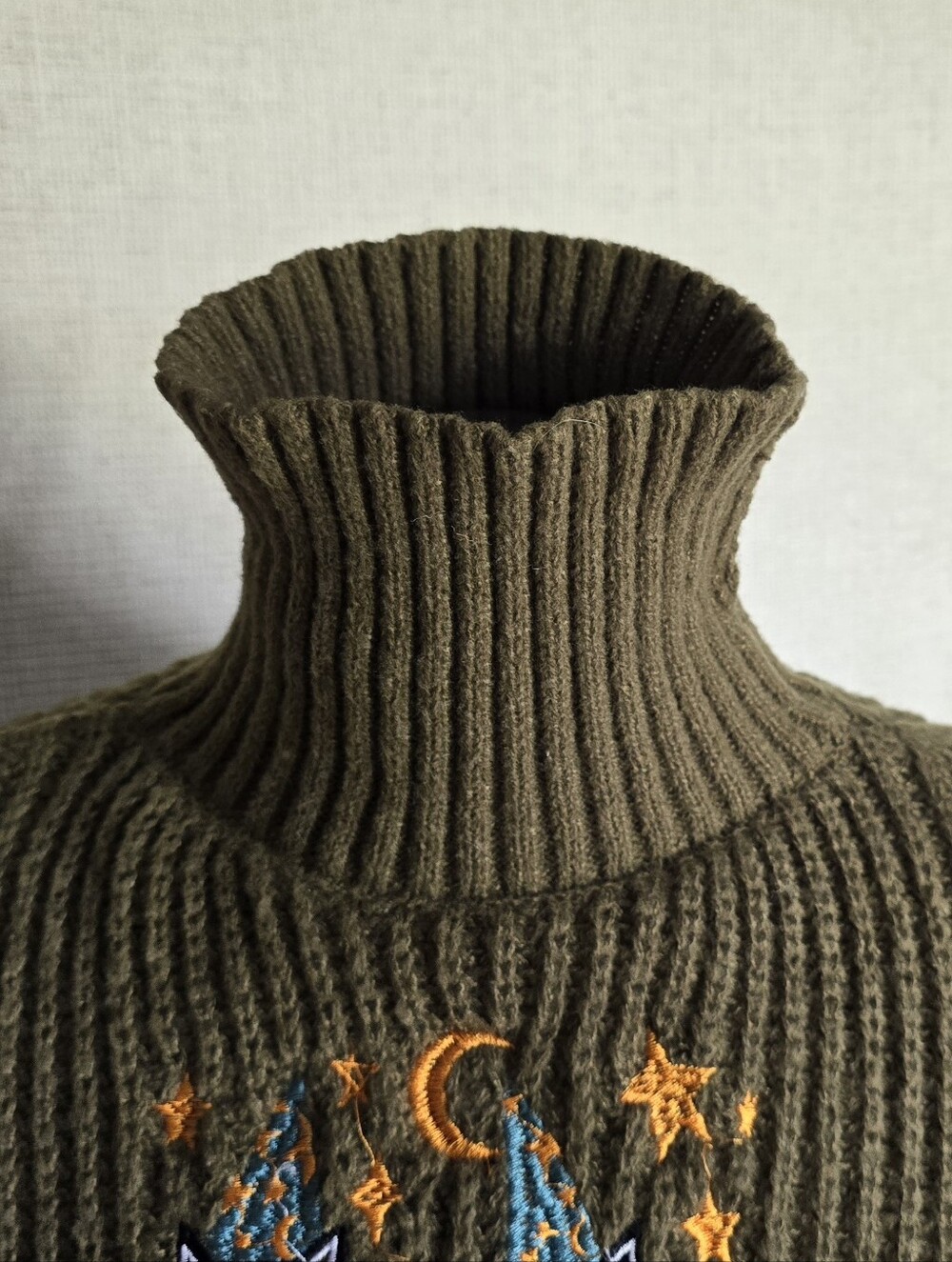 Romwe Women Youth Gothic Sweater Celestial Motifs And Black Cats - Picture 7 of 8